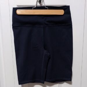 Fabletics Navy Bike Shorts
